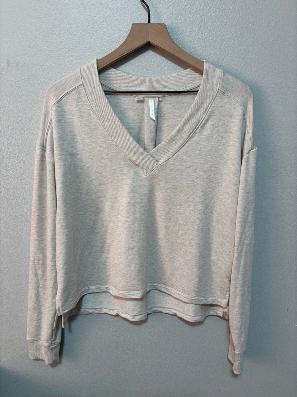 Travis Mathew Light Beige V-Neck Pullover